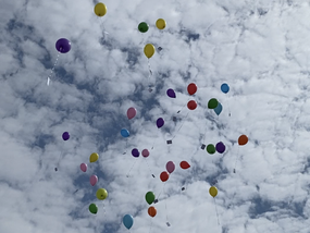 Luftballon-Aktion